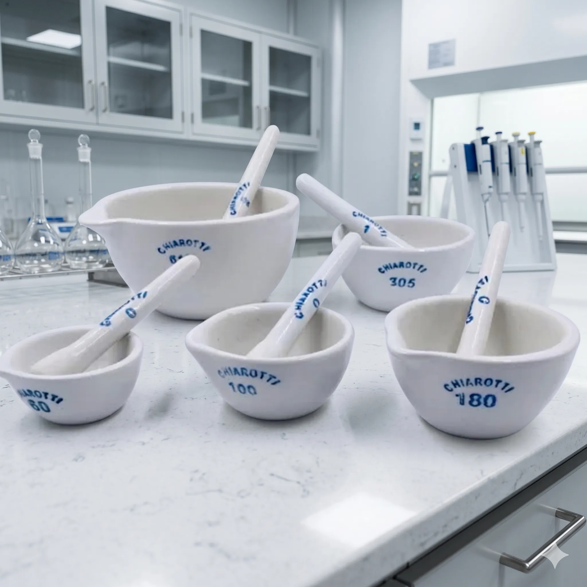 Gral com Pistilo Porcelana de Alta Resistência