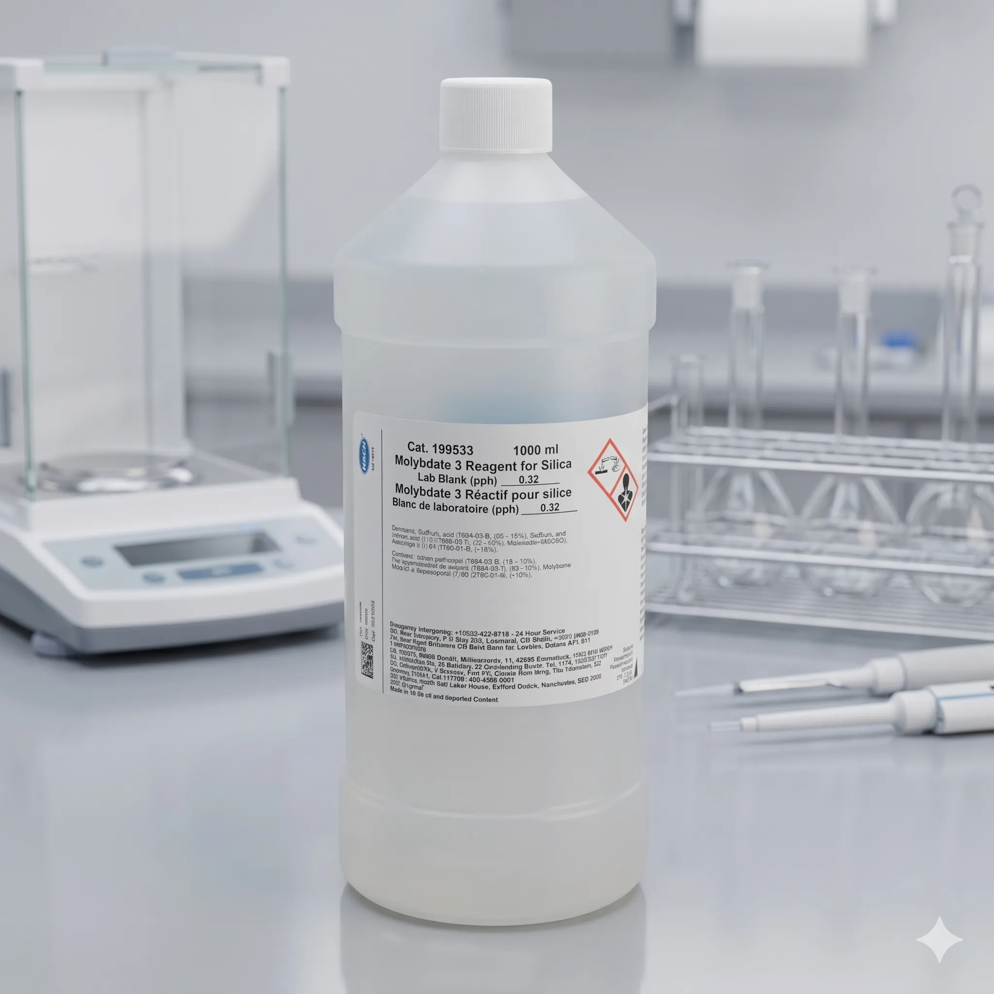 Molibdato 3 Reagente Solução Molybdate 3 1L Código Fabricante: 199553-BR