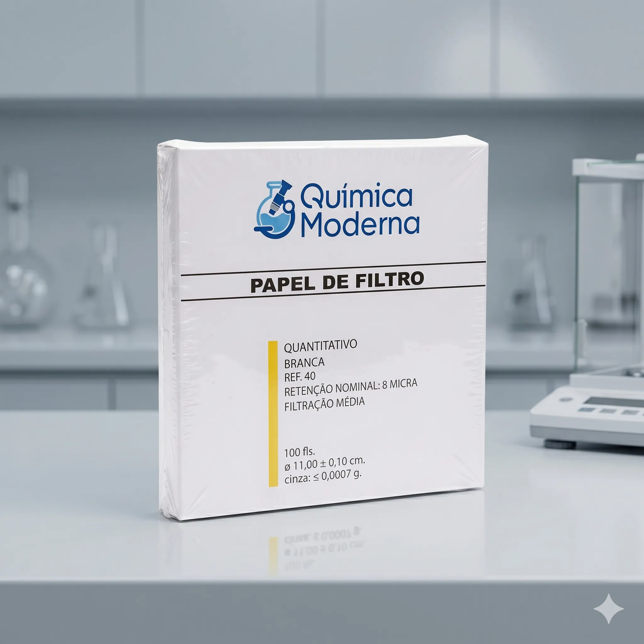 Papel Filtro Quantitativo Qm 11cm Fx Branca Ref. 40 C/100