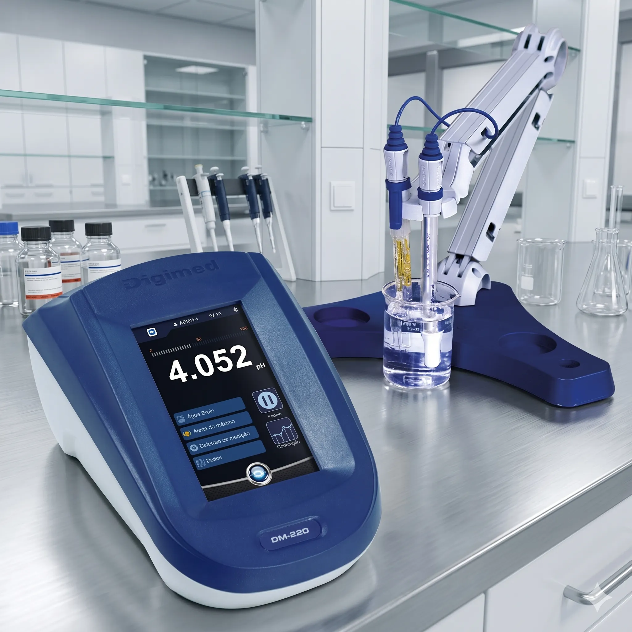 Phmetro Bancada Touch Screen DM-220 – Digimed